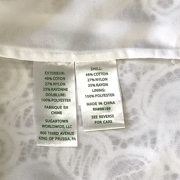 Lilly Pulitzer | Nelle | White Floral Lace Dress - Size 8 - Picture 6 of 7